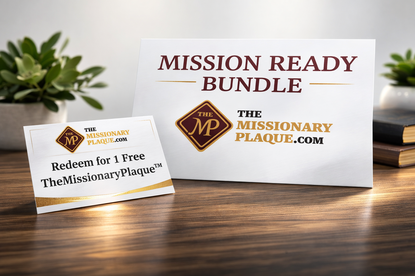 TheMissionaryPlaque™ Voucher + FREE Missionary Ready Bundle™